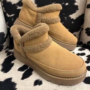 Skechers Cozy Tan Slip-Ons